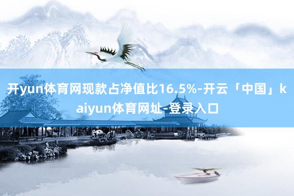开yun体育网现款占净值比16.5%-开云「中国」kaiyun体育网址-登录入口