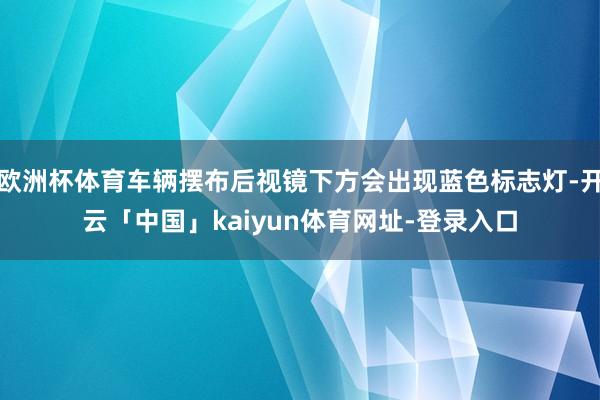 欧洲杯体育车辆摆布后视镜下方会出现蓝色标志灯-开云「中国」kaiyun体育网址-登录入口