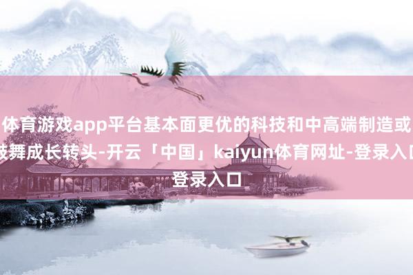 体育游戏app平台基本面更优的科技和中高端制造或鼓舞成长转头-开云「中国」kaiyun体育网址-登录入口